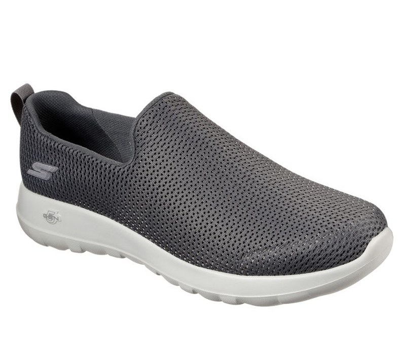 Skechers Herr Mörk Grå Slip On - Gowalk Max - Sverige (ZPDRV-5472)